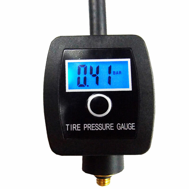 Misuratore di pressione dell'aria per pneumatici ad alta precisione per biciclette digitali LCD Mini misuratore di pneumatici per bici per valvola Presta/valvola Schrader