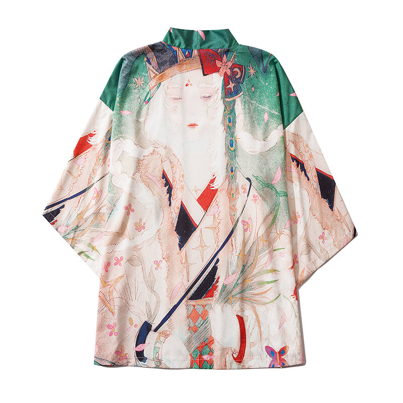Kardigan Kimono mężczyźni kobiety japoński Obi Yukata Haori samuraj tradycyjny japoński odzież кимон японский стиль
