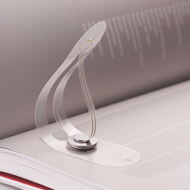 Mini Book Light Ultra Bright Bookmark Night Lamp Flexible LED Book Reading Light Bedroom MD7