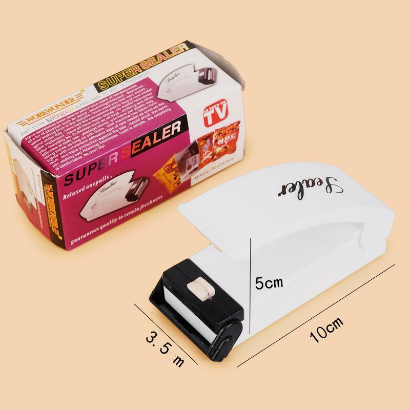 Portable Multifunctional Mini Sealing Machine Hand Pressure Heat Sealer Plastic Bag Food Packaging Handheld Gadget