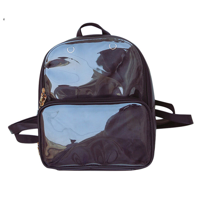 Модный женский рюкзак на лето, прозрачные студенческие сумки, высококачественные прозрачные универсальные рюкзаки, женские кожаные сумки, Женская дорожная сумка