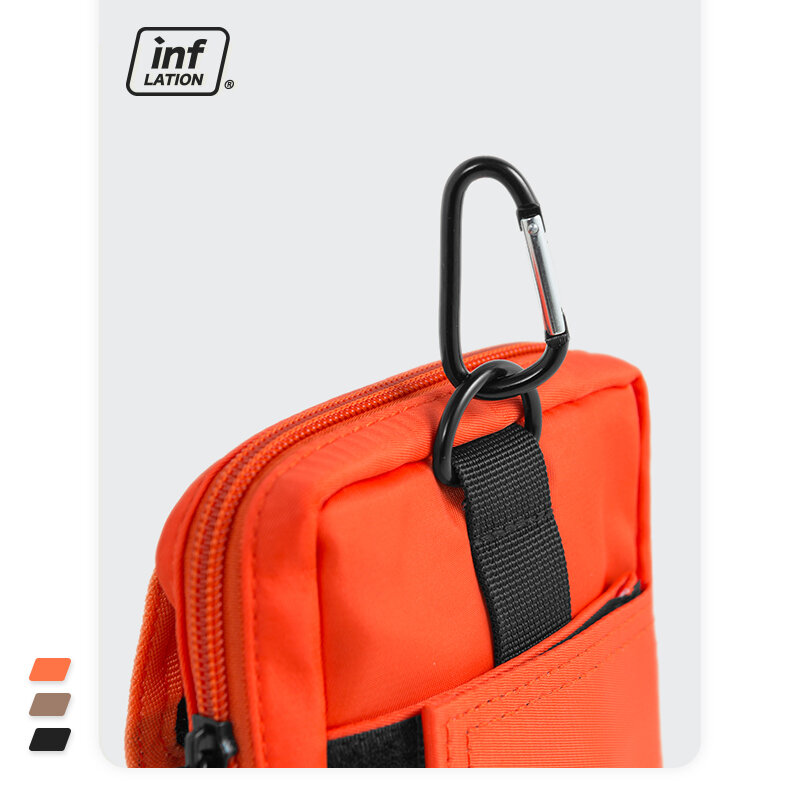 INFLATION – sac à bandoulière unisexe pour hommes et femmes, sacoche de poitrine, ceinture, petite taille, mode, petite pochette, 122AI2017