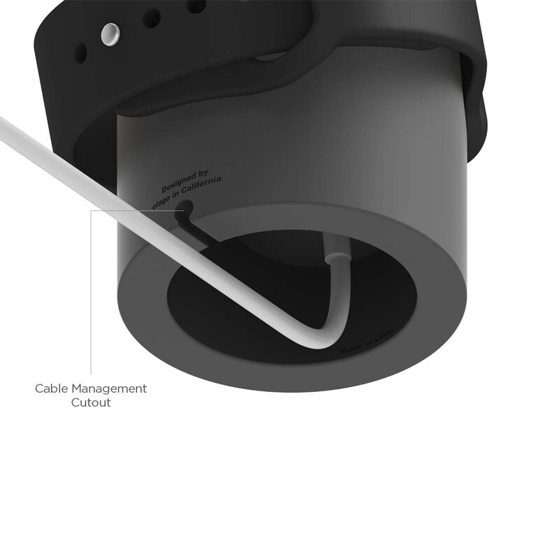 Soporte de cargador para Apple Watch 6, 5, 4, 3, 2, SE, iWatch, 44mm, 42mm, 40mm, 38mm, soporte de carga nocturna de silicona