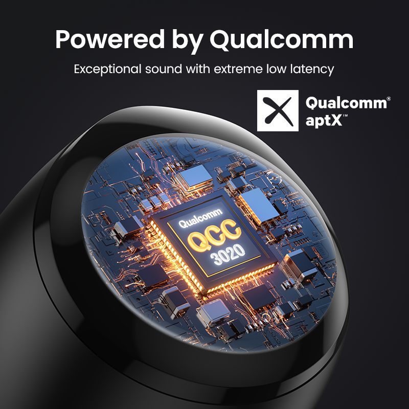 UGREEN TWS Беспроводные Bluetooth 5,0 наушники Qualcomm aptX настоящие беспроводные стерео наушники супербас наушники 27H время воспроизведения 2 режима