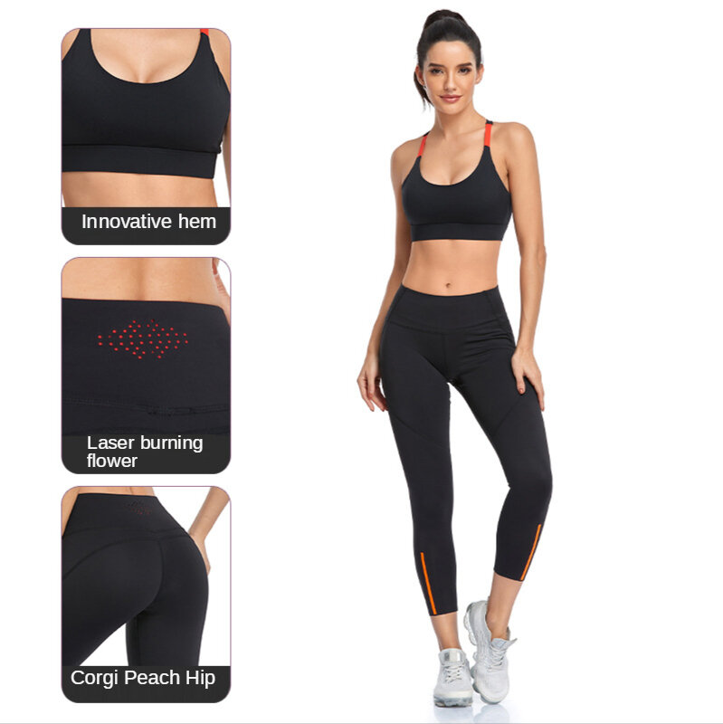Seamless Women's Yoga Underwear Set Workout Sportswear Gym Accessories Women Quick Dry High Quality Leggings Sport Women Fitness