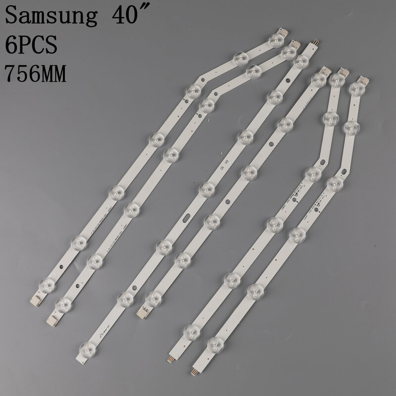 New kit 3 PCS 13LED LED strip for Samsung UE40H6203AK D3GE-400SMA-R2 D3GE-400SMB-R3 BN96-28767B BN96-28766A LM41-00001V