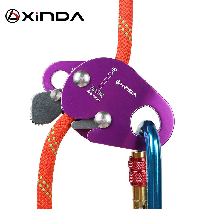 XINDA Automatic Lock Karabiner Anti Fall Protective Gear Survival Camping Rock Climbing Safety Equipment Grasp Rope Devices