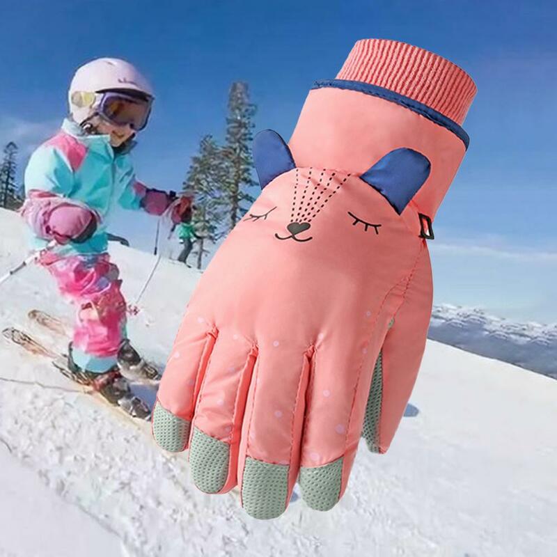 4 colori 1 paio guanti caldi antivento per sport all'aria aperta guanti invernali antiscivolo durevoli per esterno