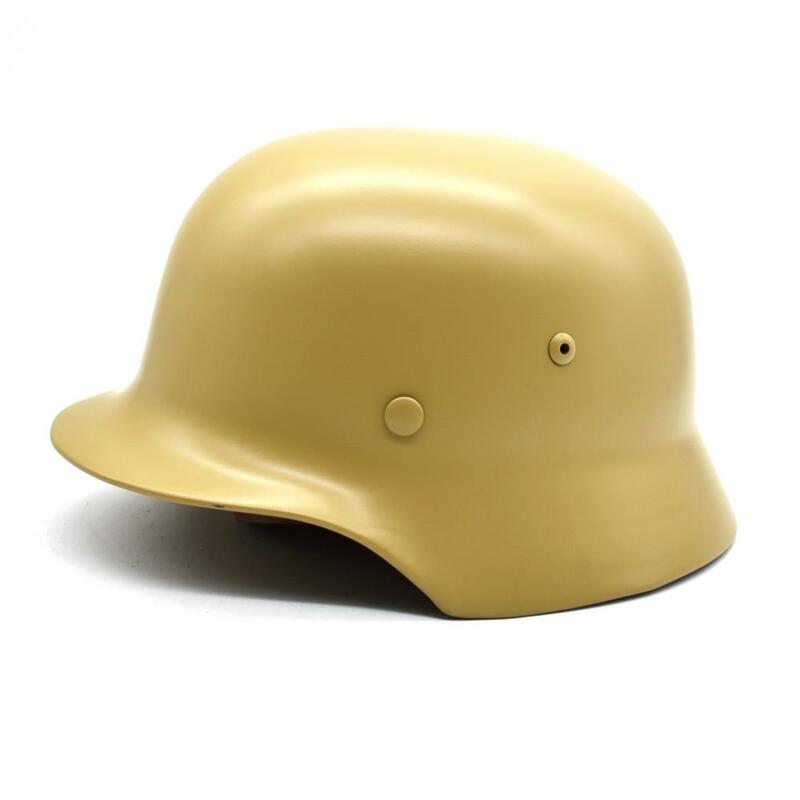 Классический немецкий Элитный шлем времен Второй мировой войны, армейский M35 mняет Стальной шлем, Реплика шлема с кожаной подкладкой и кожан...