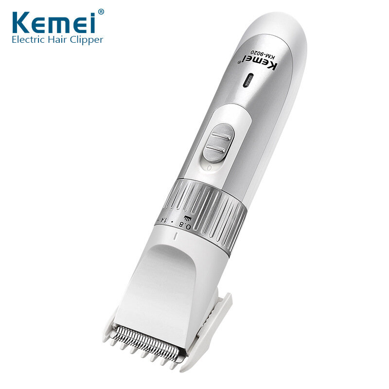 Kemei-cortadora de pelo profesional para hombre, Afeitadora eléctrica recargable, una sola hoja, cortadora de pelo ajustable, máquina de corte, KM-9020