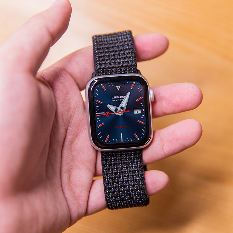สำหรับ Apple Watch Band 40มม.44มม.IWatch Series 6 SE 3 4 5 38มม.42มม.กีฬา loop Nylon เข็มขัดสร้อยข้อมือ Correa Apple Watch สายคล้อง