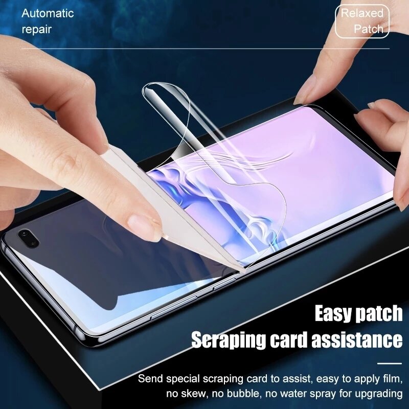 Hydrogel Film For Samsung Galaxy A72 A71 A70 A52 A51 A50 A21s A32 A10 Screen Protector S21 Ultra S20 fe S10 S9 S8 Plus Not Glass