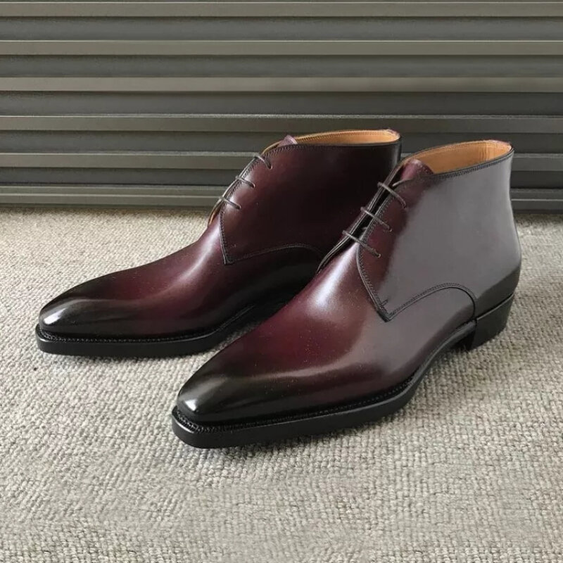 Zapatos de piel sintética para hombre, calzado clásico de punta estrecha, cómodo, para primavera y otoño, KE582