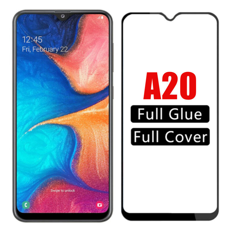 Vetro protettivo per schermo 3 pezzi per Samsung A20 galaxy a 20 vetro protettivo per telefono su Samsung Galaxy A 20 vetro temperato a copertura totale