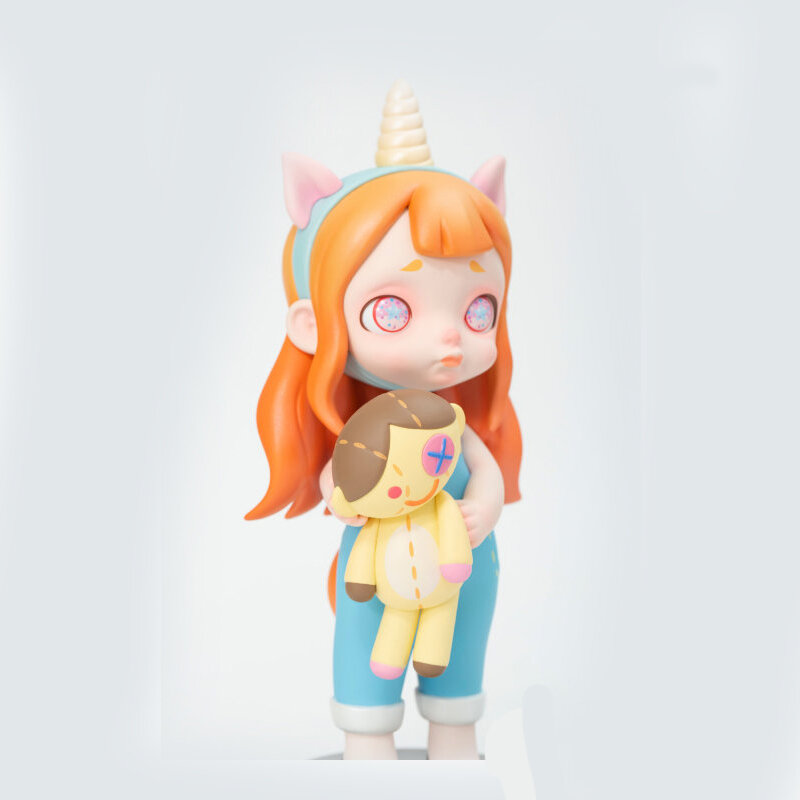 Laura TOYCITY Rainbow Pony zabawki Kawaii niespodzianka figurki Anime śliczne lalka Model pulpit prezent urodzinowy dla niej