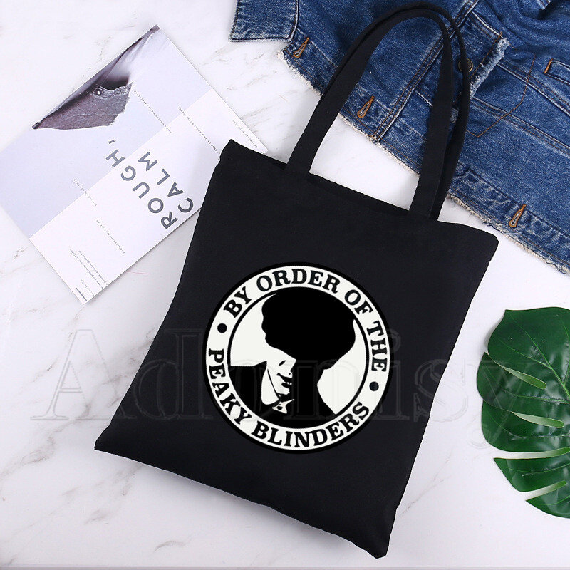 Bolso de lona de compras para mujer, bolsa de hombro de la legendaria familia gángster, Eco, Harajuku, envío directo