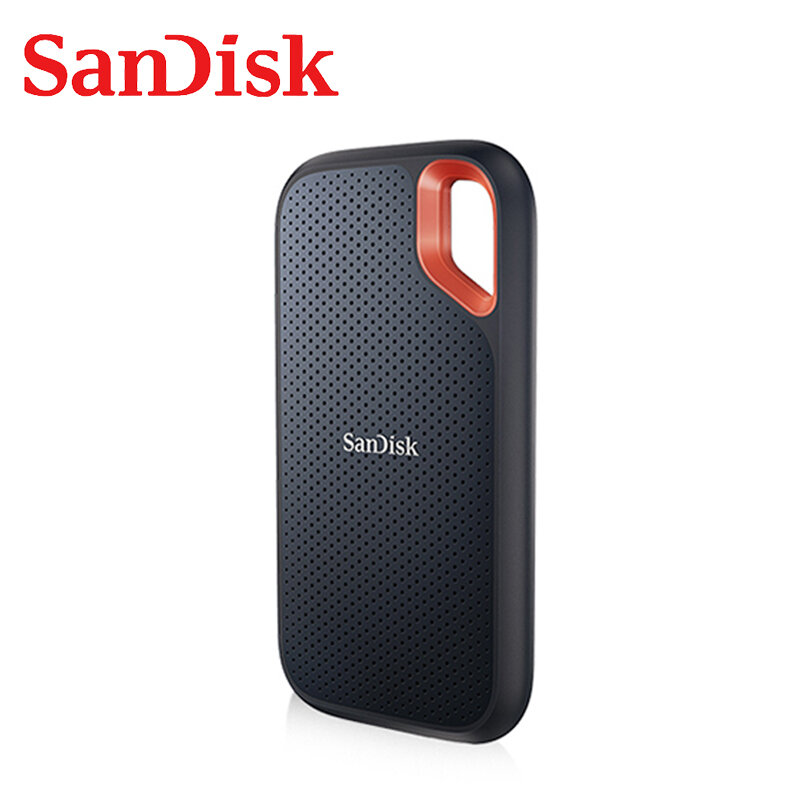 SanDisk 휴대용 외장 SSD 1 테라바이트 500GB 2 테라바이트 솔리드 스테이트 드라이브 E61 Extreme PRO USB 3.2 Gen 2 Type-A/C 속도 1050 메가바이트/초 하드 드라이브
