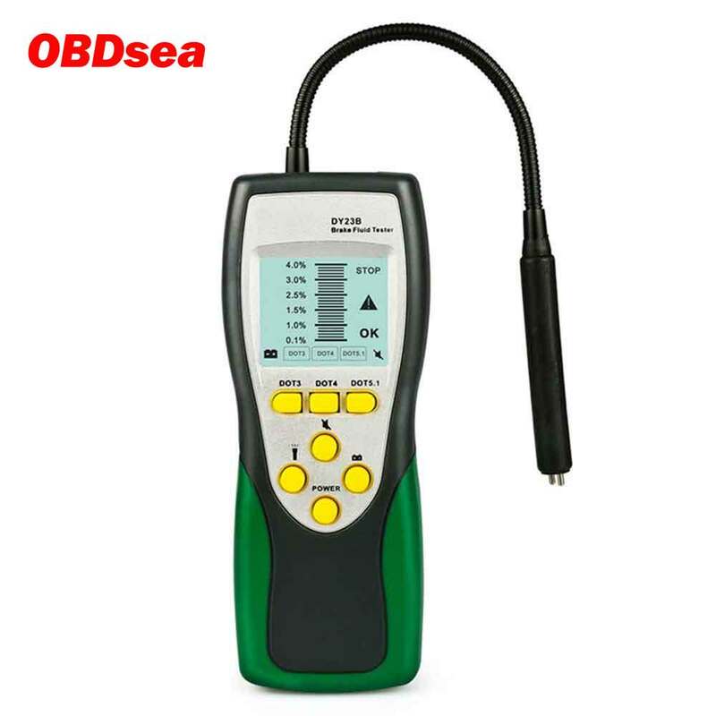 Duoyi DY23/DY23B Automotive Brake Fluid Tester Digital Brake Fluid Inspection Check Car Brake Oil Quality LED Indicator Display