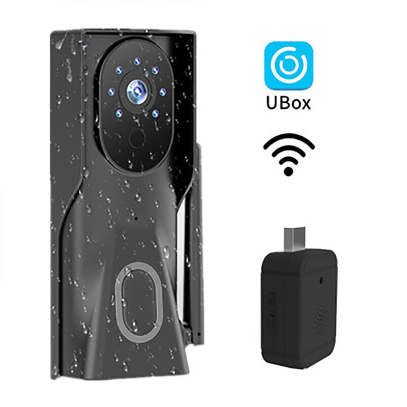 1080P WiFi Doorbell Video Intercom ในร่ม Reciever เสียงปลอมตัวบ้านผู้หญิงเด็ก Security Wireless Vision Doorbell Lower-Power