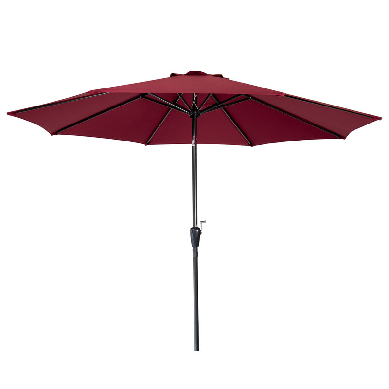 【الولايات المتحدة الأمريكية متجر جاهز】 مظلة مظلة 2.7 متر حديقة باراسول في الهواء الطلق لسطح السفينة والفناء وشرفة