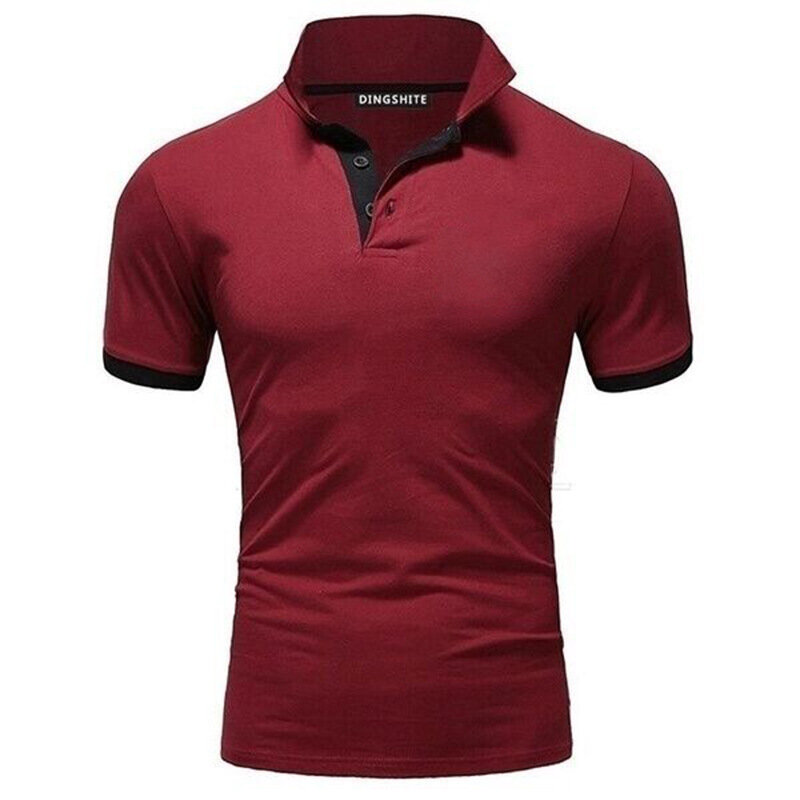 Polo Shirt Männer Casual Baumwolle Einfarbig Polo männer Atmungs T Shirt Golf Tennis Marke Kleidung Plus po lo