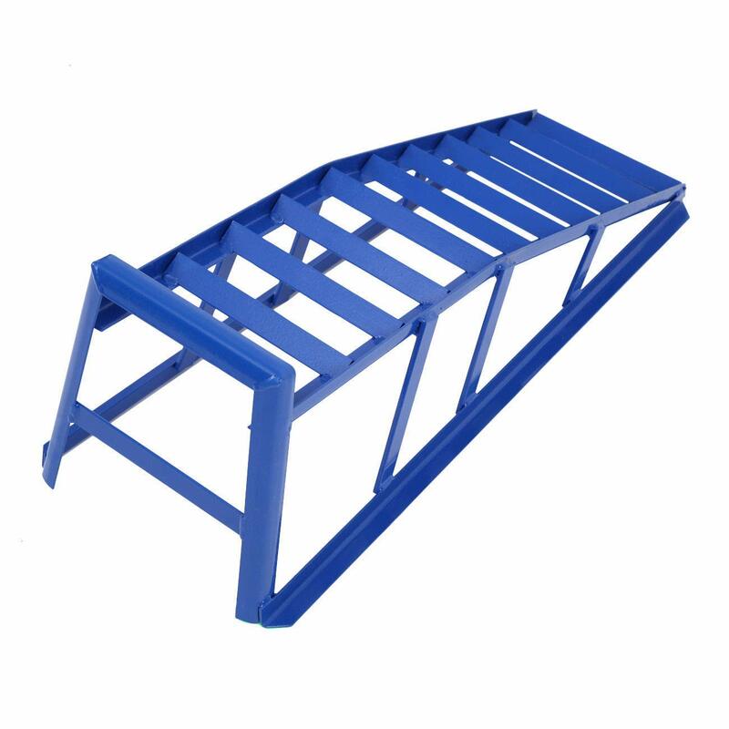 Samger-rampas de acceso de acero para coche, equipo de elevación de mantenimiento de alta resistencia, 2 toneladas, color azul