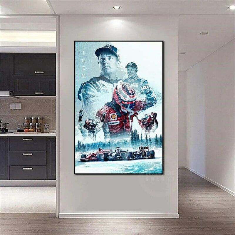 F1 формула Mclaren World наклейка мозна/Льюис Гамильтон декоративный плакат художественный Декор картина для бара комнаты настенное полотно