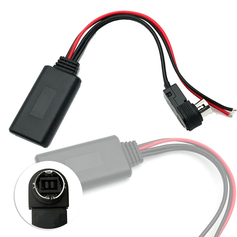 Aksesori Kabel Adaptor Suku Cadang Ekstra Kabel Adaptor Bluetooth Versi Hitam + Merah 4.0
