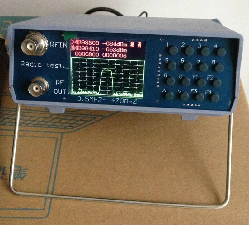 U/V UHF VHF Dual Band Spectrum Analyzer Simple spectrum analyzer with w/Tracking Source 136-173MHz / 400-470MHz