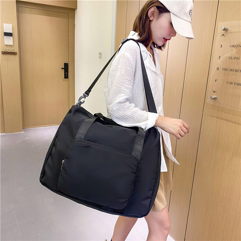 Multifunctional Travel Bag Woman High Capacity Hand Luggage Bags Fashion Oxford Cloth Shoulder Crossbody Bag Lady Sport Gym Bags