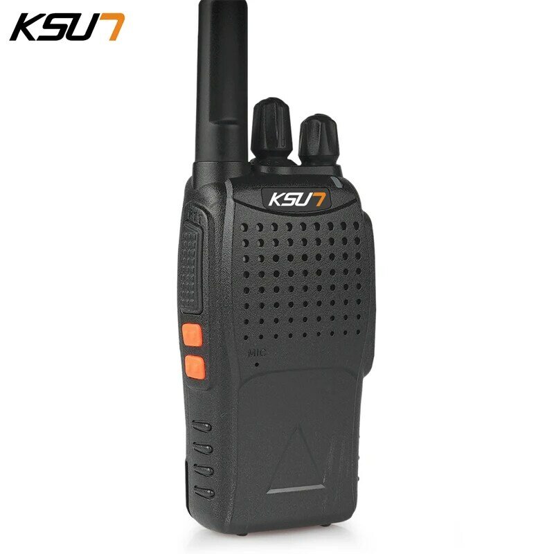 2 pezzi KSUN Walkie Talkie 5W Radio bidirezionale portatile CB Radio UHF 400-470MHz 16CH professionale Taklie Walkie come Baofeng BF-888