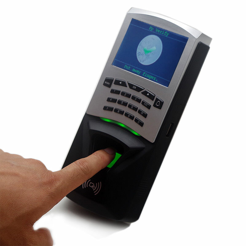 2022. Тонкий и элегантный дизайн, Автономный контроль доступа и времени со сканером отпечатков пальцев, емкость транзакции 100000