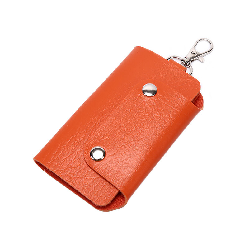 1PC Unisex Key Holder Case Bag Useful New Keys Holder Organizer Manager PU Leather Holder Car Keychain Key Wallet Car Keychain