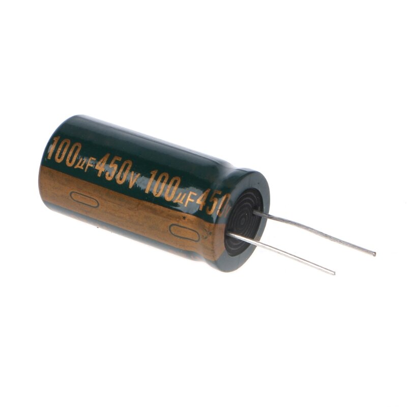 2021 New 450V 100uF Capacitance Electrolytic Radial Capacitor High Frequency Low ESR
