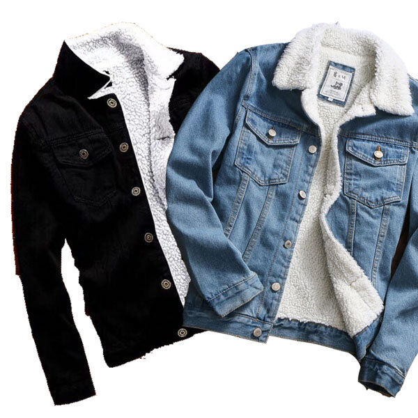 Zogaa venda quente jaqueta masculina e casaco na moda quente velo denim jaqueta 2018 inverno moda masculina jaqueta jeans outwear cowboy masculino