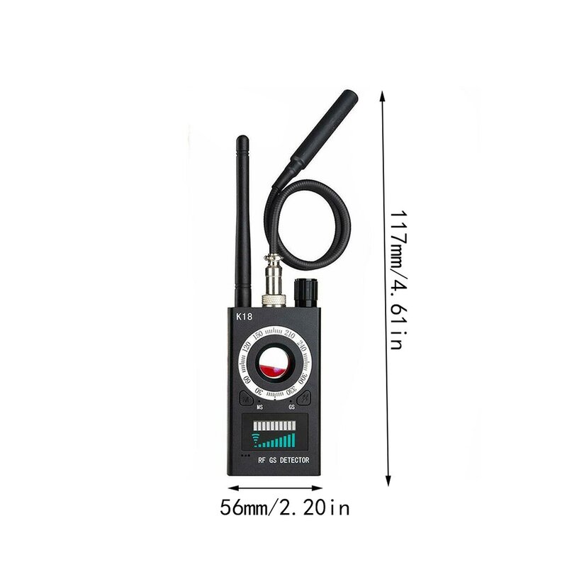 1MHz-6,5 GHz K18 Multi-funktion Detektor Kamera GSM Audio Bug Finder GPS Signal objektiv RF Tracker erkennen Drahtlose Produkte