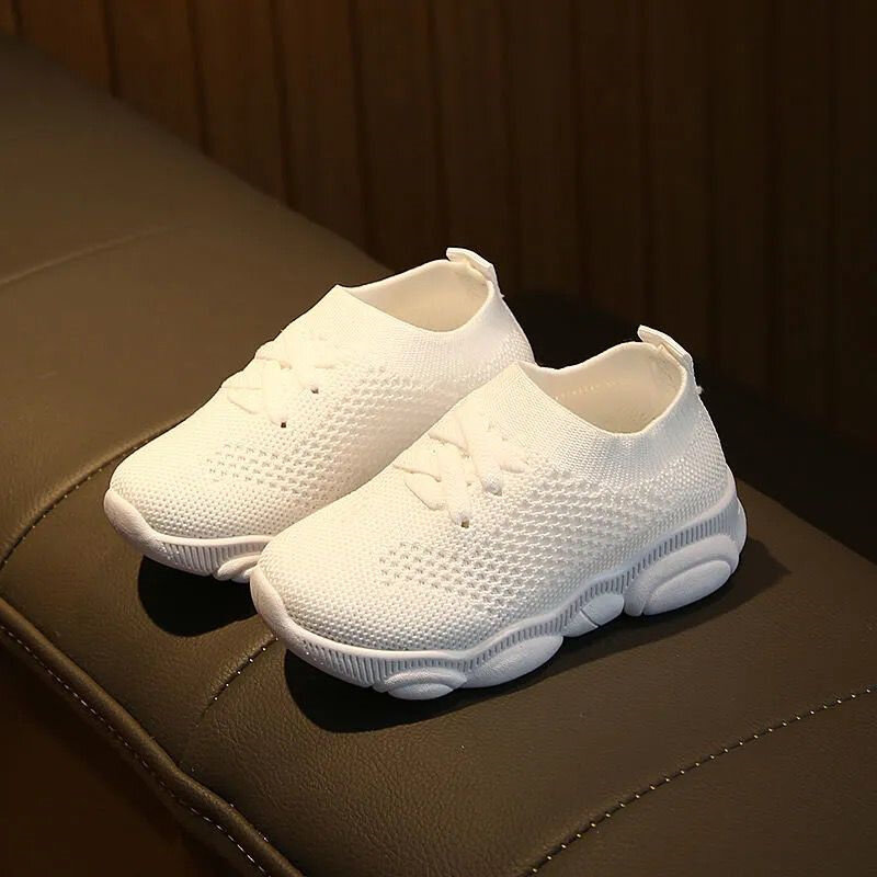 New Kids Shoes Anti-slip Soft Rubber Bottom Baby Sneaker Casual Flat Sneakers Shoes Children Size Kid Girls Boys Sports Shoes