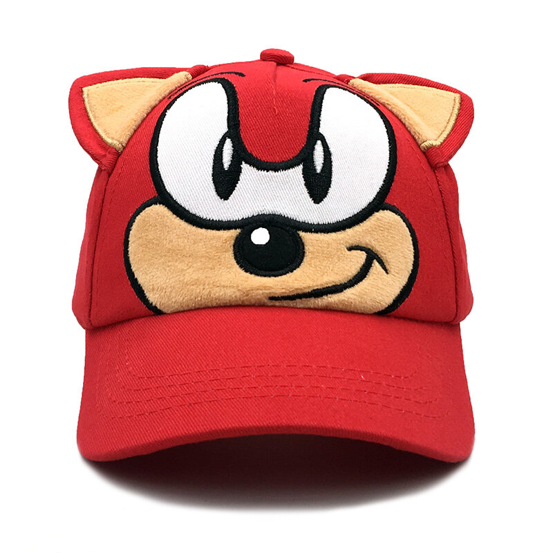 2-8 years Popular game animation Image Sonic Boy Children hat fashion baseball hat child cotton breathable girl sunshade cap