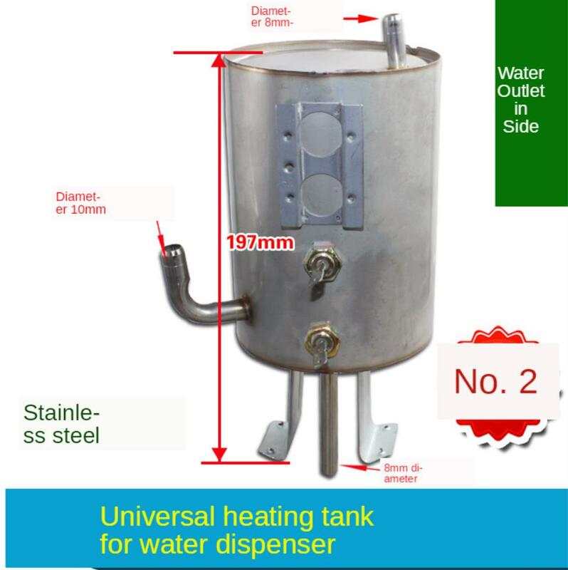 Calentador de agua de acero inoxidable, accesorios de calentador de agua caliente, tanque de calefacción de ahorro de energía, tubo de calefacción eléctrico universal