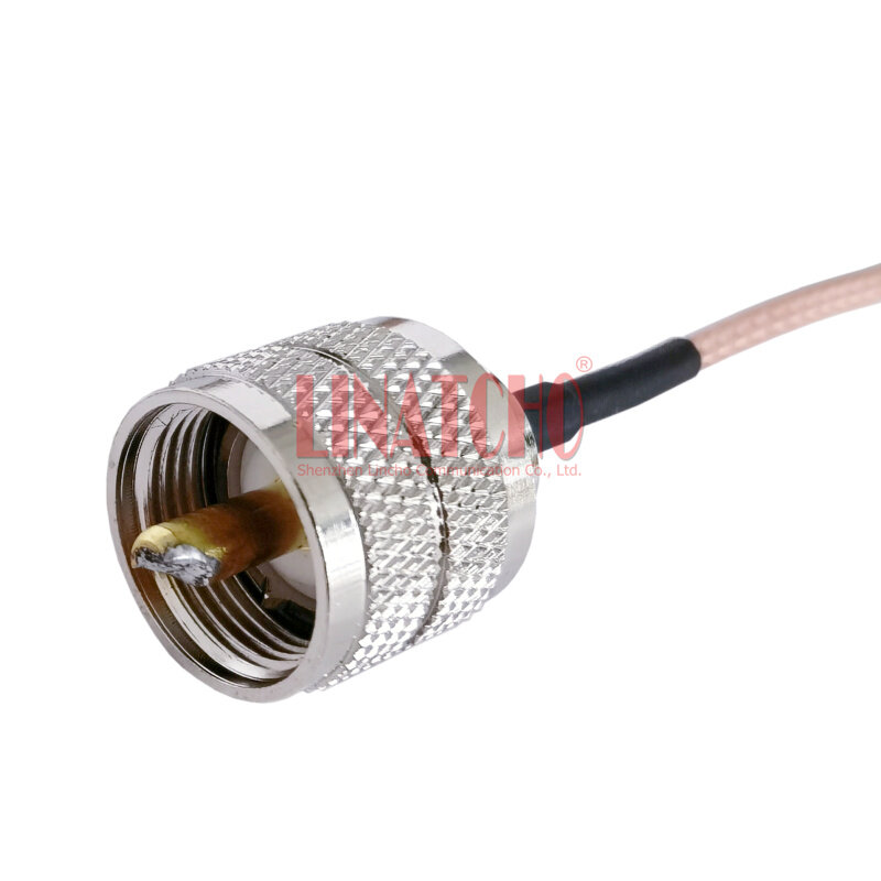 Cable de extensión de antena de Radio de coche, Cable Coaxial RG316 de 5 metros, PL259, UHF, macho a hembra, baja pérdida