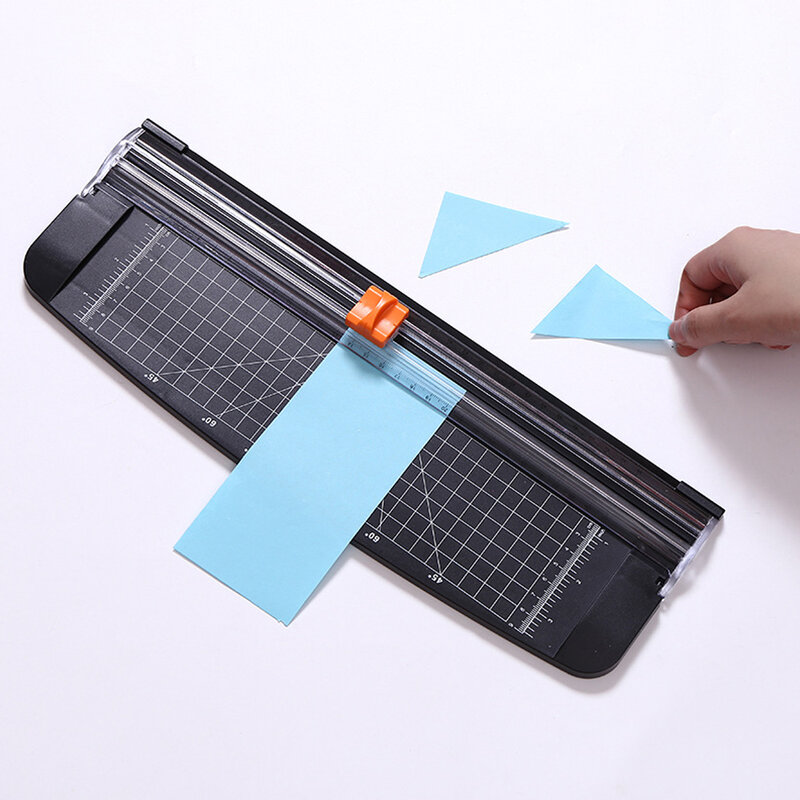 Precision Paper Trimmer Paper Photo Cutter Portable Plastic Scrapbook Trimmers Cutter Office Cutting Mat Machine For A4 Paper