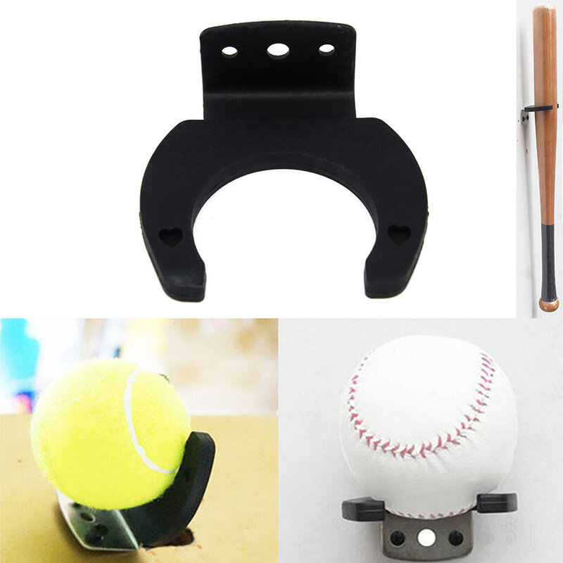 Suporte de parede para beisebol, rack portátil para montagem de bastão de beisebol, tênis, rack vertical em abs, acessórios esportivos