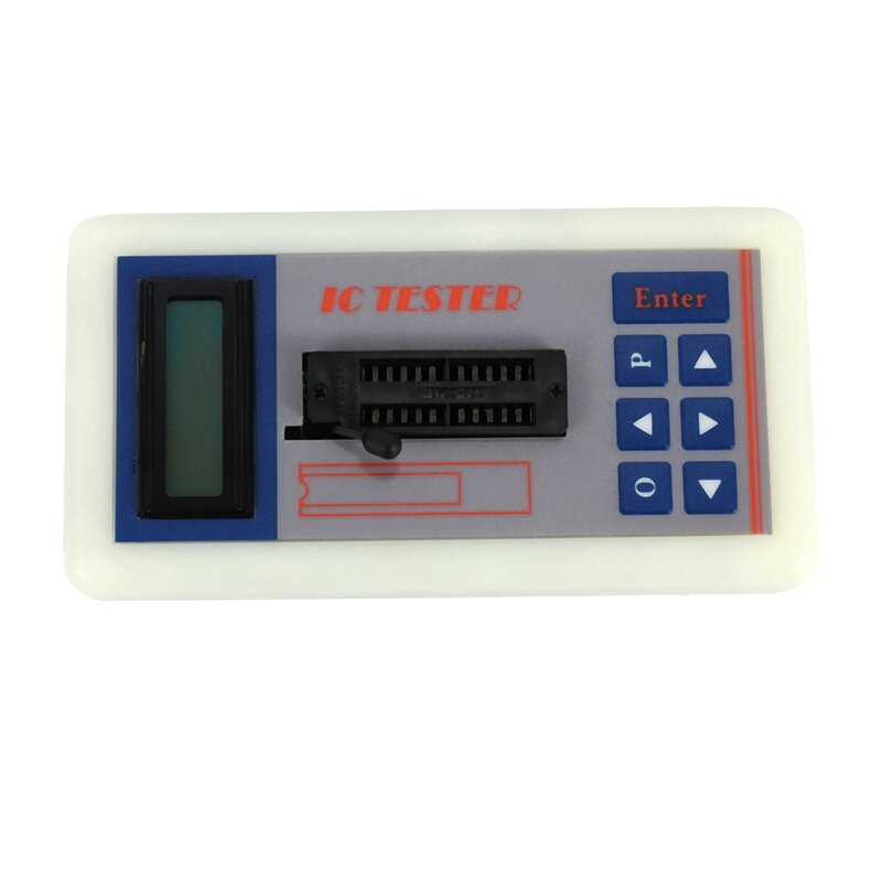 Verificador do transistor do verificador ic do verificador do circuito integrado portátil manutenção em linha digital do diodo emissor de luz ic tester