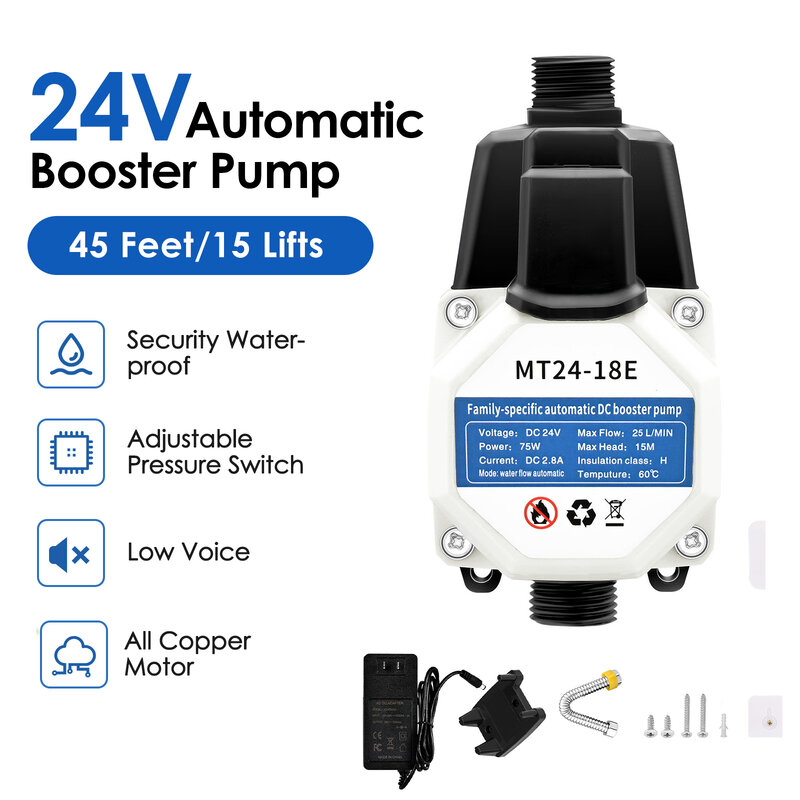 Druck Booster Pumpe 220V 110V 75W Auto Druck Controller Wasser Booster Pumpen für Home Küche Wasser Heizung boost Pumpe Kit