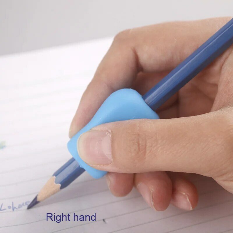 7 قطعة/الوحدة الأطفال الكتابة قلم رصاص القبضات الكتابة مصحح قلم رصاص حامل الأطفال التعلم عقد جهاز تصحيح القلم حامل