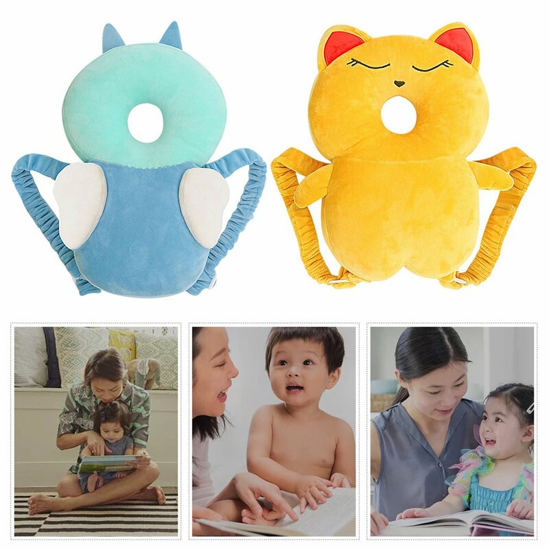 Newborn Head Protective Pad Backpack Breathable Anti-fall Head Cushion Toddler Anti-collision Head Protective Pillow