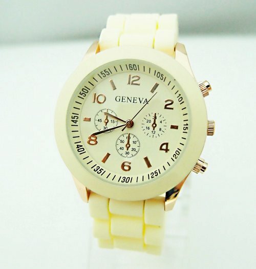 Guma Hot sprzedaży marka Geneva silikonowy zegarek damski moda damska sukienka kwarcowy zegarek zegarki damskie relojes para mujer