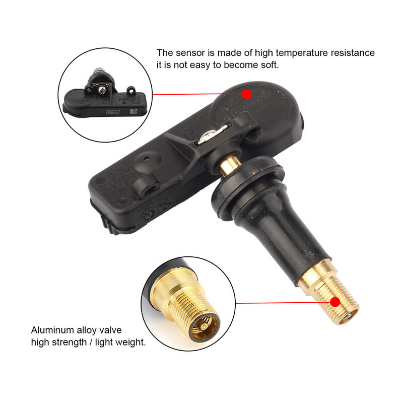 Car Monitoring System TPMS 315MHz Tire Pressure Sensor For Chevrolet Buick GMC13589597 22854866 13586335 25920615 20923680