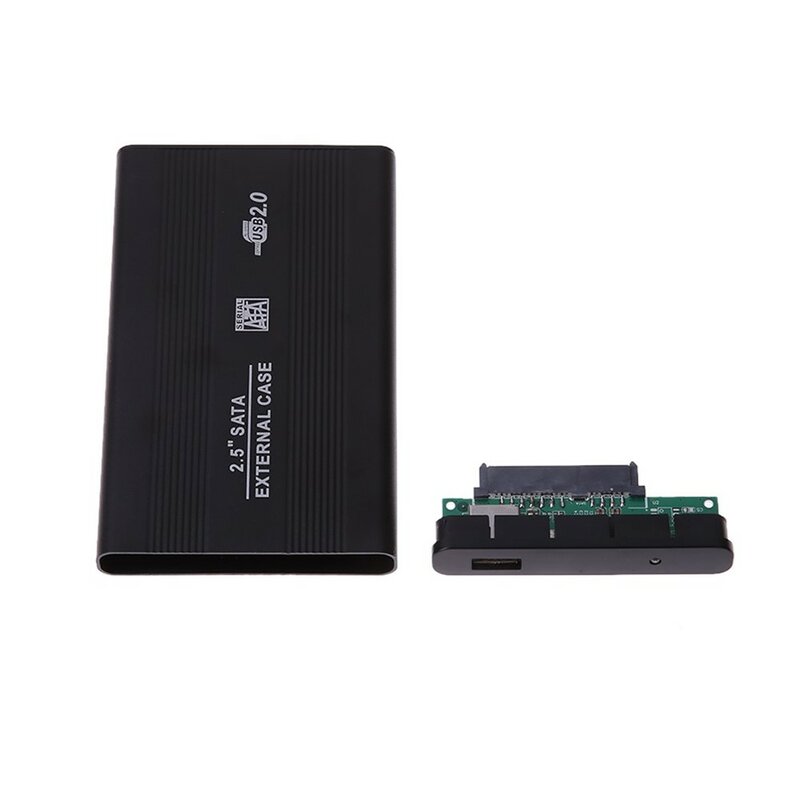 Externe 3TB Stick HDD Mobile Festplatte Box USB 2,0 Tragbare Laptop SATA 2.5 "usb sata Gehäuse Fall Aluminium legierung Shell