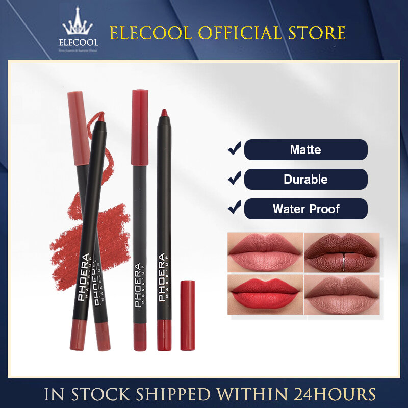 13 Colors Lipstick Pencil Matte Moisturizing Lipliner Professional Waterproof Long Lasting Lipstick Liner Cosmetics Makeup Tools